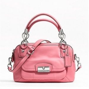 NWT $428 COACH LEATHER KRISTEN SATCHEL HANDBAG BAG